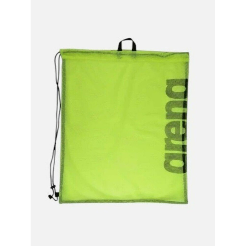 Arena Team Mesh Bag Fluorescent Yellow Oversized Swim Gear Backpack Sack